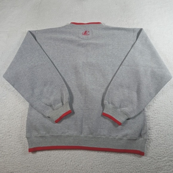 Vintage Nebraska Huskers Sweatshirt Logo Athletic Gray Size Large Embroidered - Picture 9 of 10
